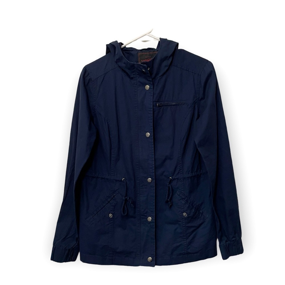 Yoki Cotton Utility Hoodie Jacket | Blue | Size S